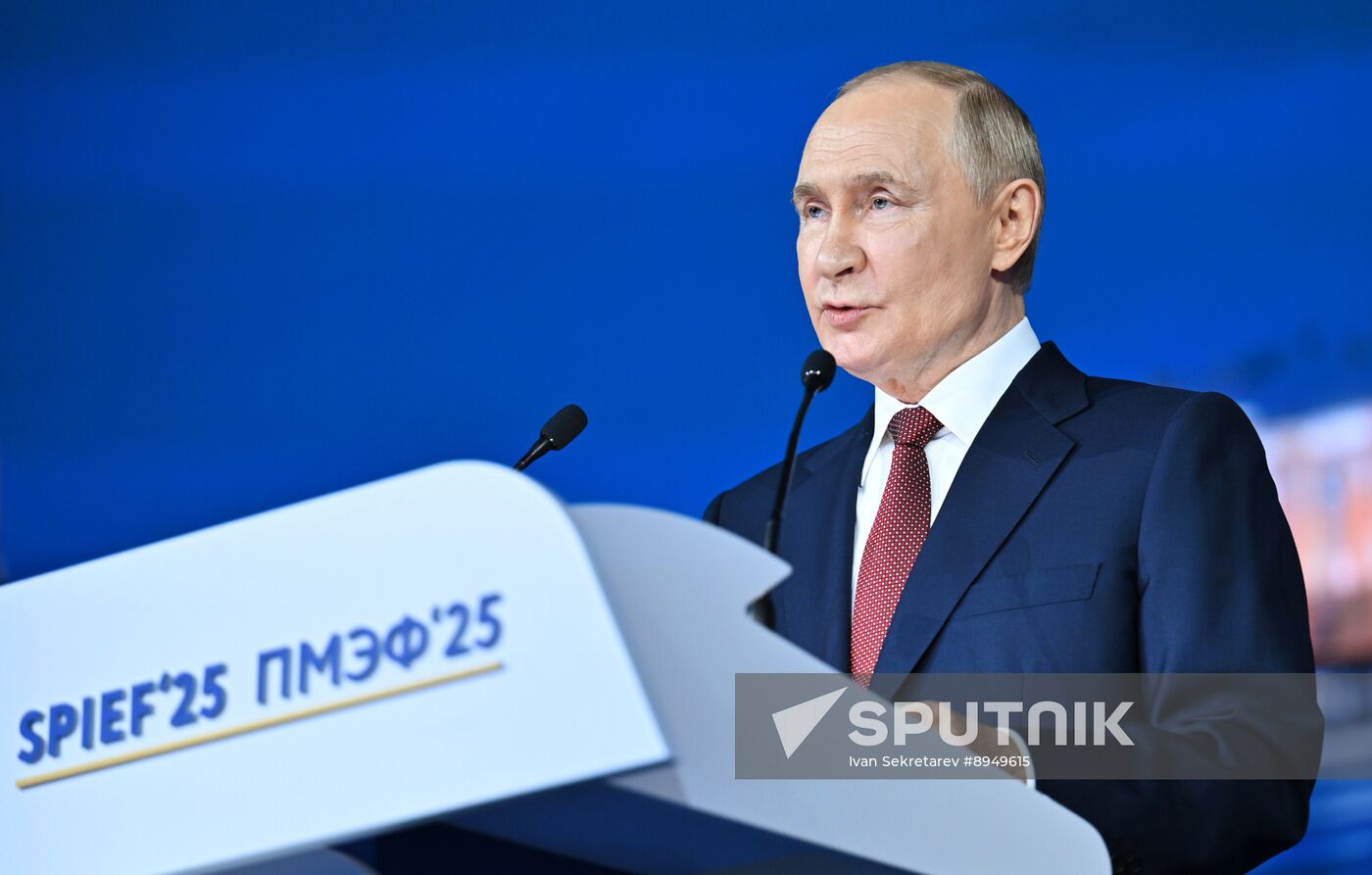 SPIEF-2025. Plenary Session