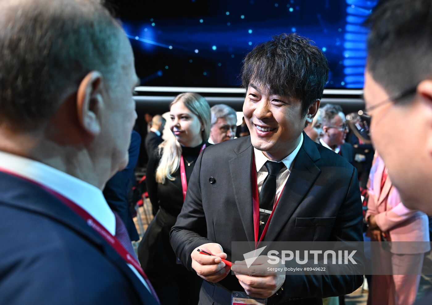 SPIEF-2025. Plenary Session. Guest Arrival
