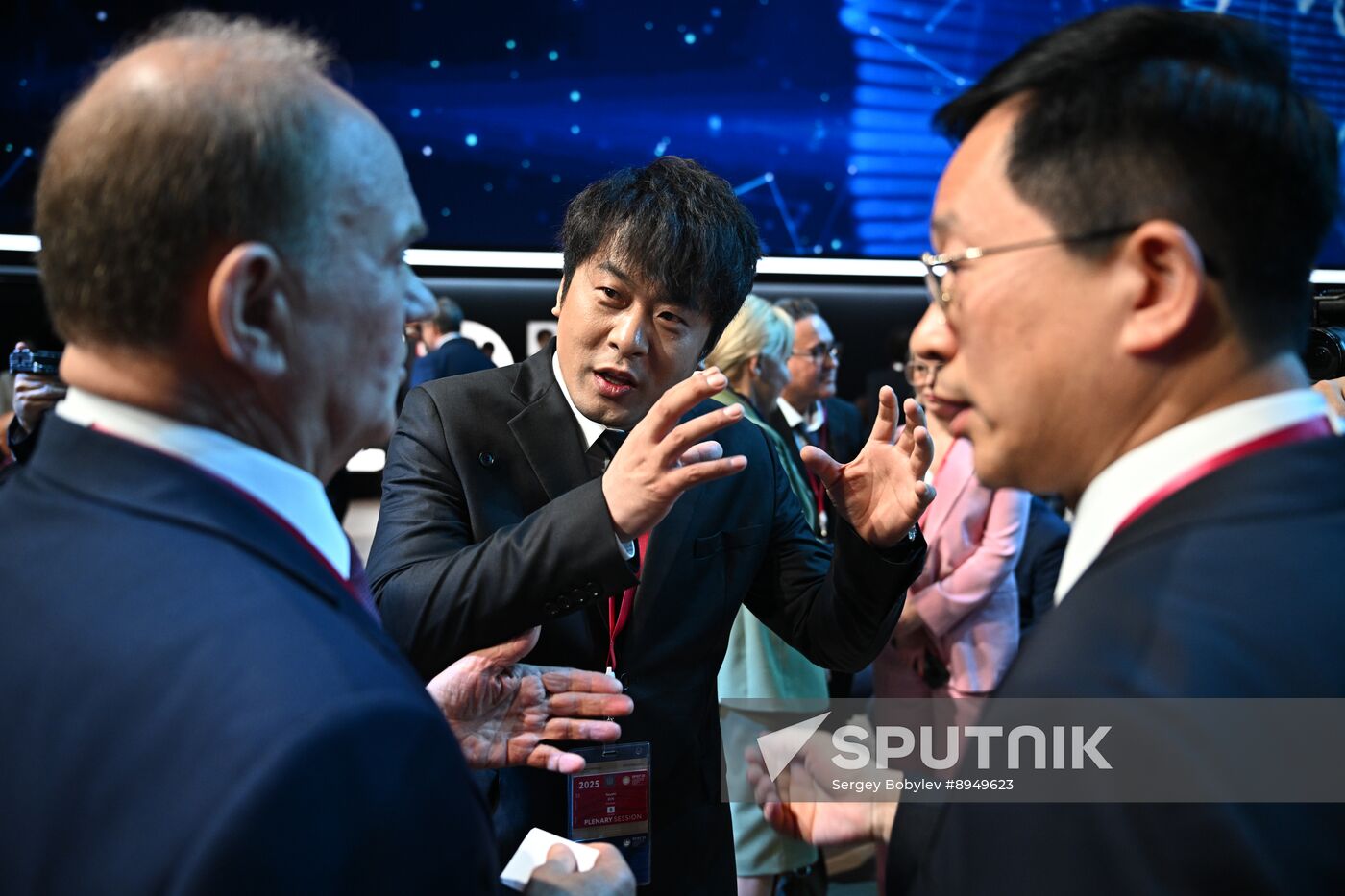 SPIEF-2025. Plenary Session. Guest Arrival