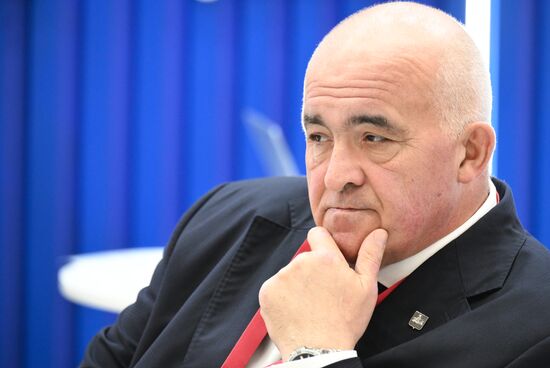 SPIEF-2025. RIA Novosti stand and Sputnik Radio studio