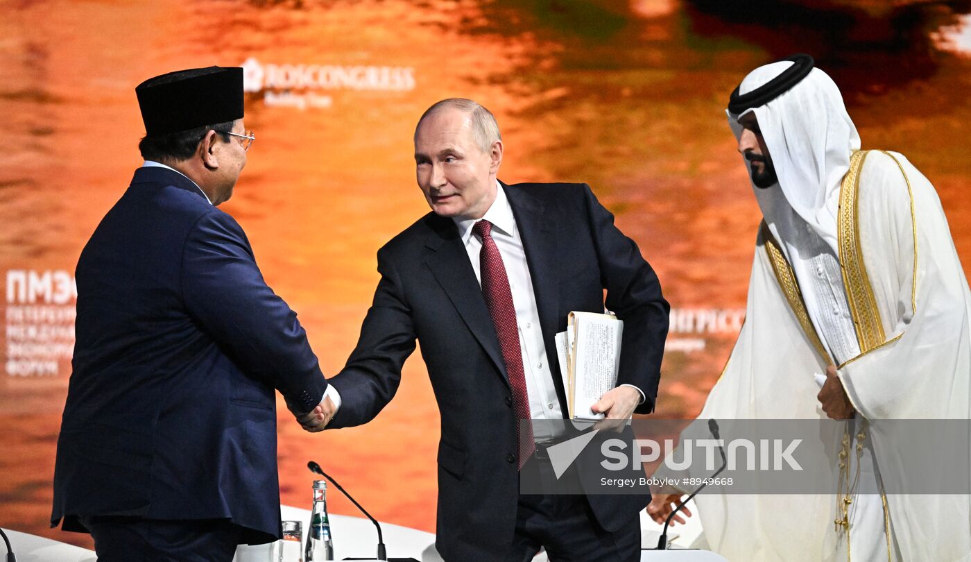 SPIEF-2025. Plenary Session