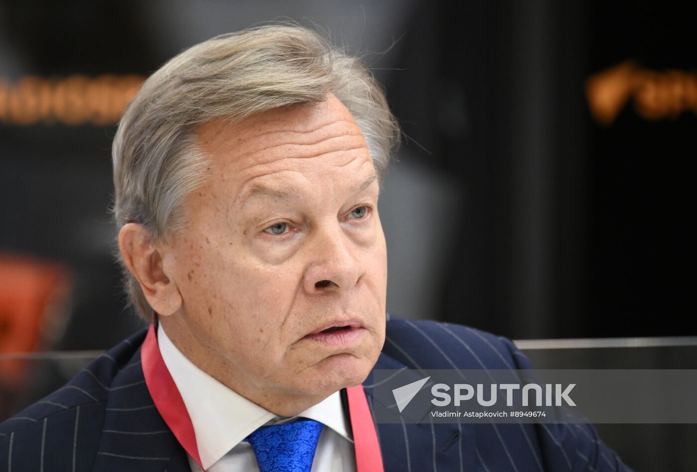 SPIEF-2025. RIA Novosti stand and Sputnik Radio studio