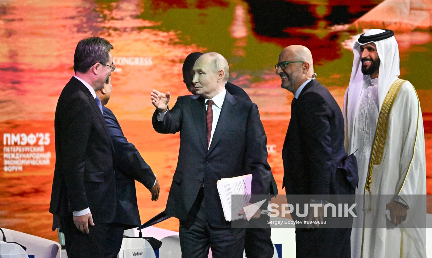SPIEF-2025. Plenary Session