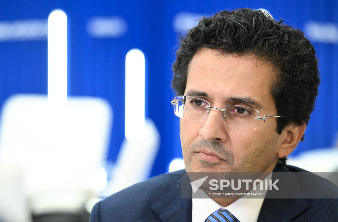 SPIEF-2025. RIA Novosti stand and Sputnik Radio studio