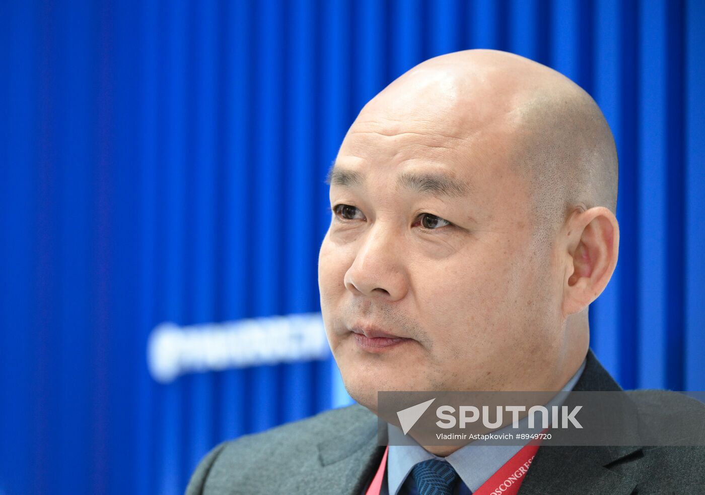 SPIEF-2025. RIA Novosti stand and Sputnik Radio studio