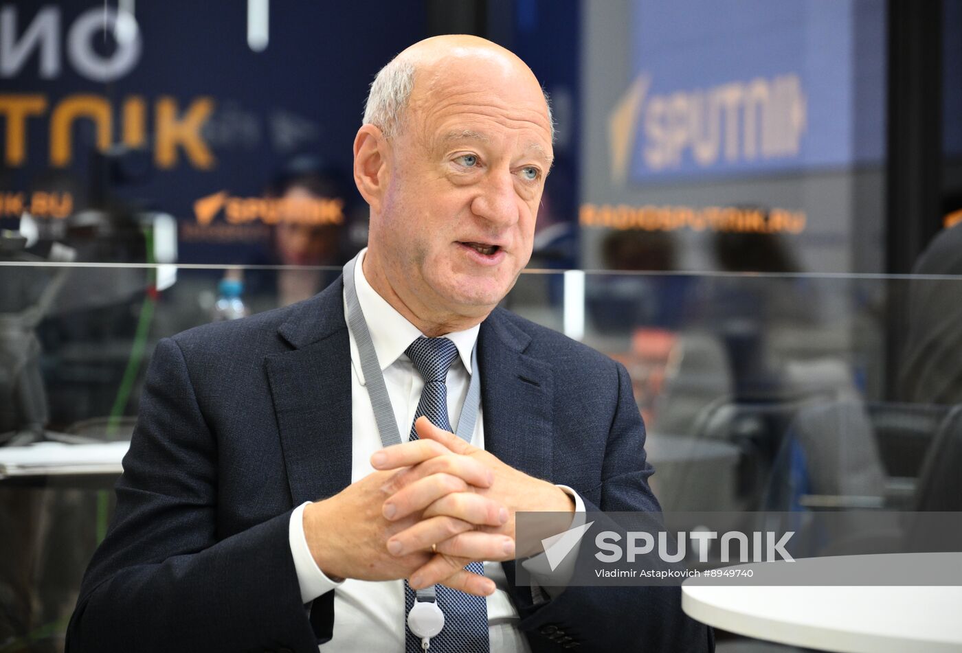 SPIEF-2025. RIA Novosti stand and Sputnik Radio studio