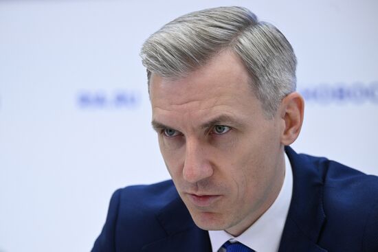 SPIEF-2025. RIA Novosti stand and Sputnik Radio studio