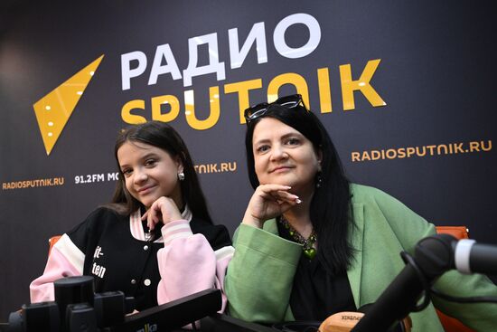 SPIEF-2025. RIA Novosti stand and Sputnik Radio studio
