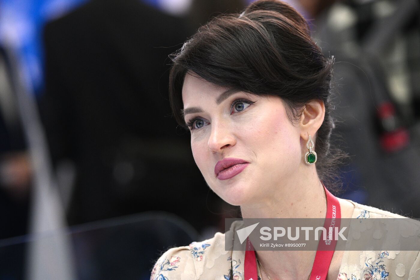 SPIEF-2025. RIA Novosti stand and Sputnik Radio studio