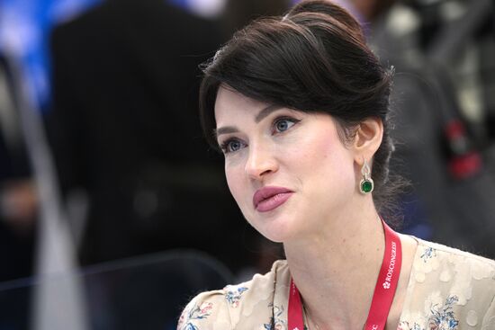 SPIEF-2025. RIA Novosti stand and Sputnik Radio studio