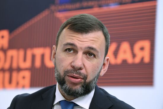 SPIEF-2025. RIA Novosti stand and Sputnik Radio studio