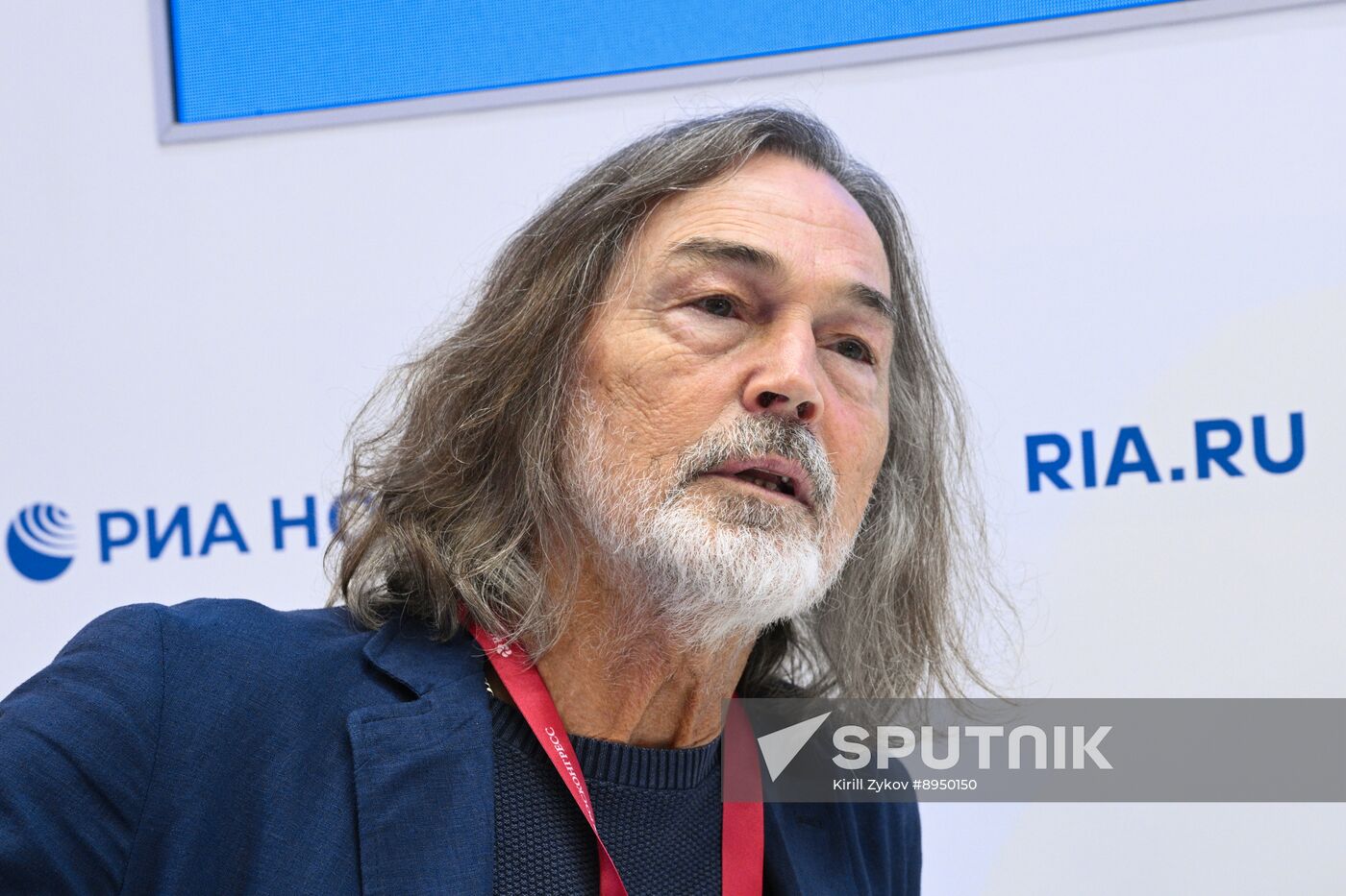 SPIEF-2025. RIA Novosti stand and Sputnik Radio studio