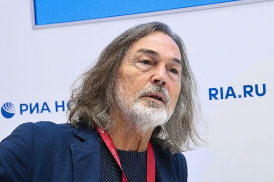 SPIEF-2025. RIA Novosti stand and Sputnik Radio studio