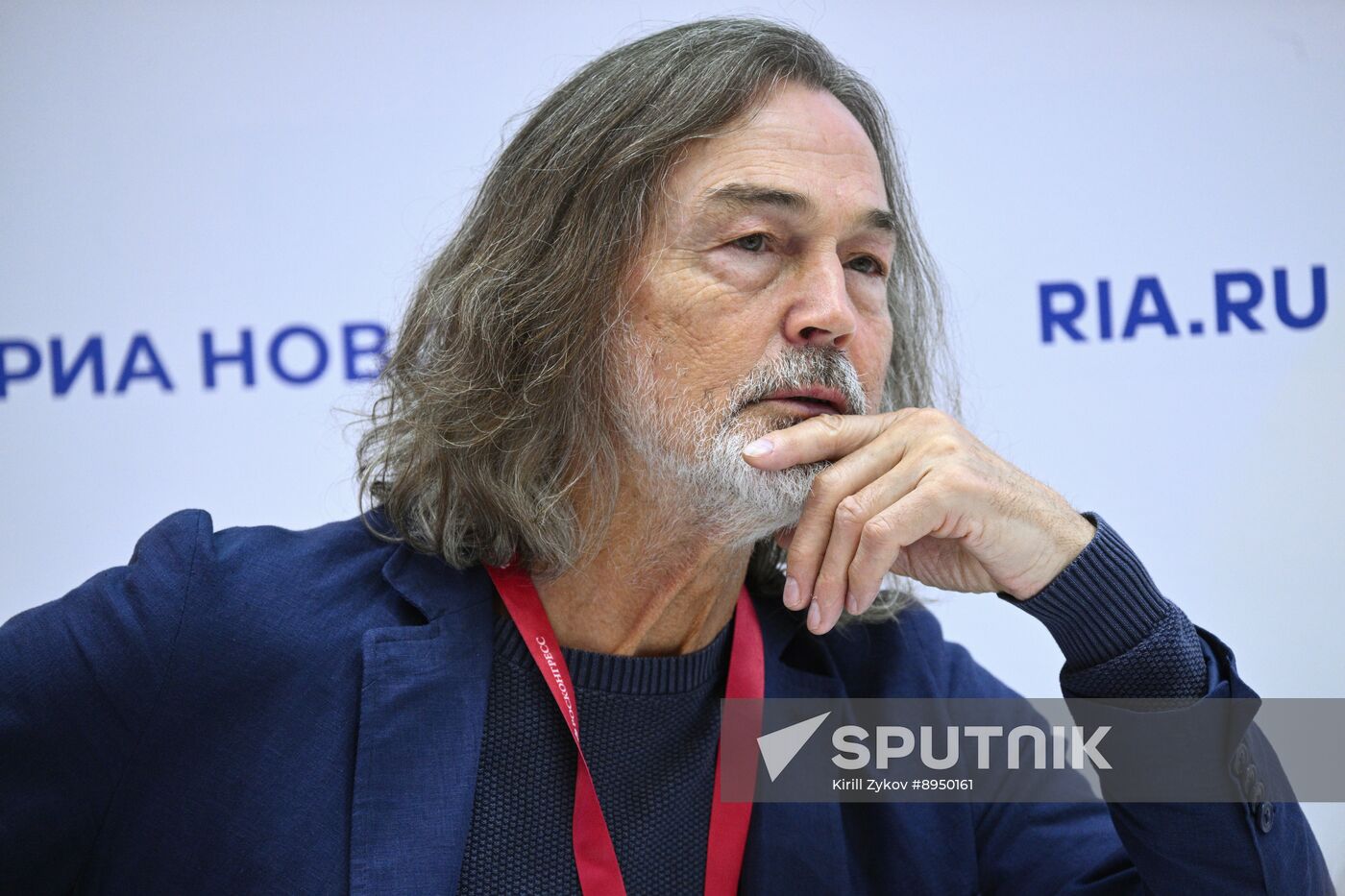 SPIEF-2025. RIA Novosti stand and Sputnik Radio studio