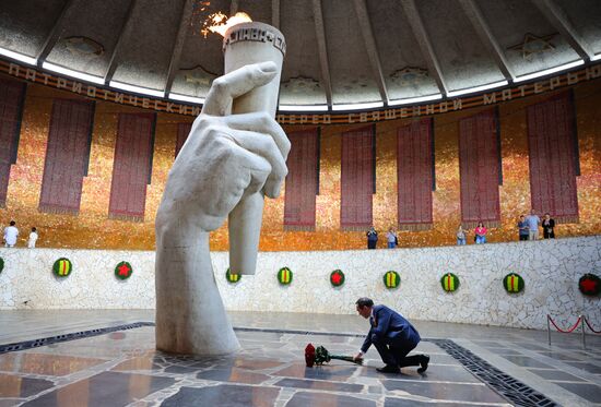 Russia WWII Memory and Sorrow Day Memorial