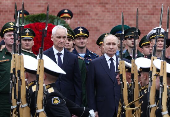 Russia Putin WWII Memory and Sorrow Day