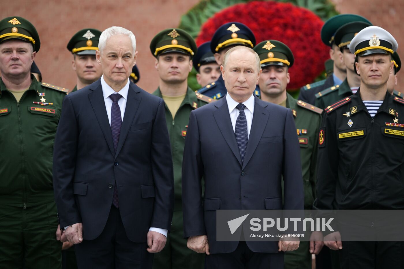Russia Putin WWII Memory and Sorrow Day