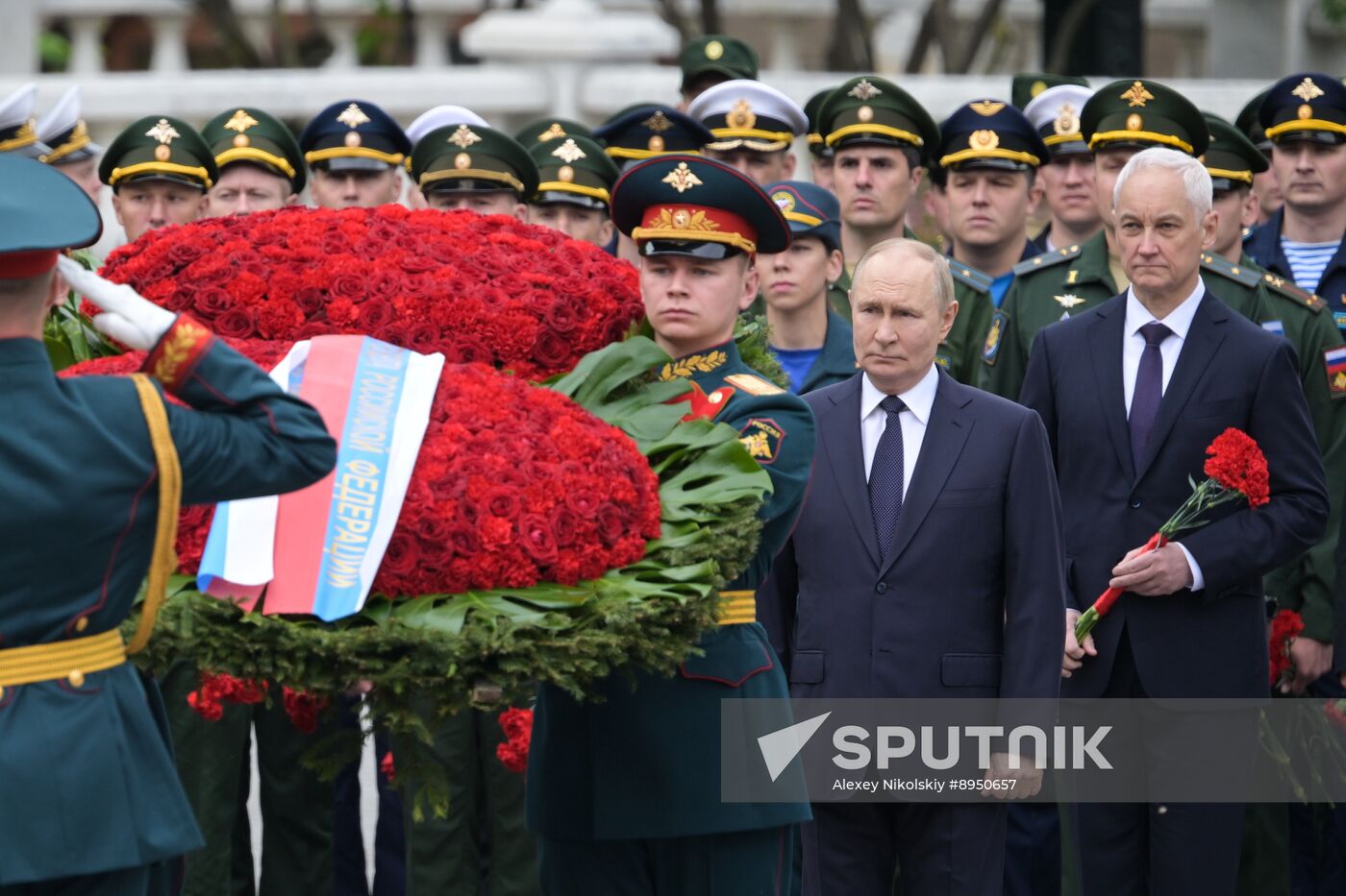 Russia Putin WWII Memory and Sorrow Day