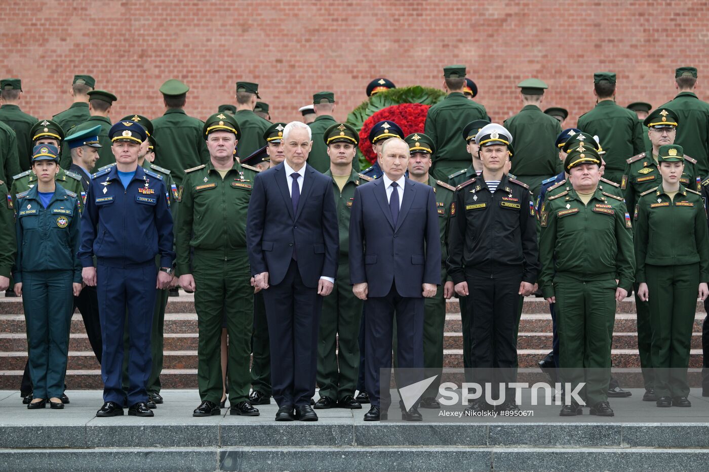 Russia Putin WWII Memory and Sorrow Day