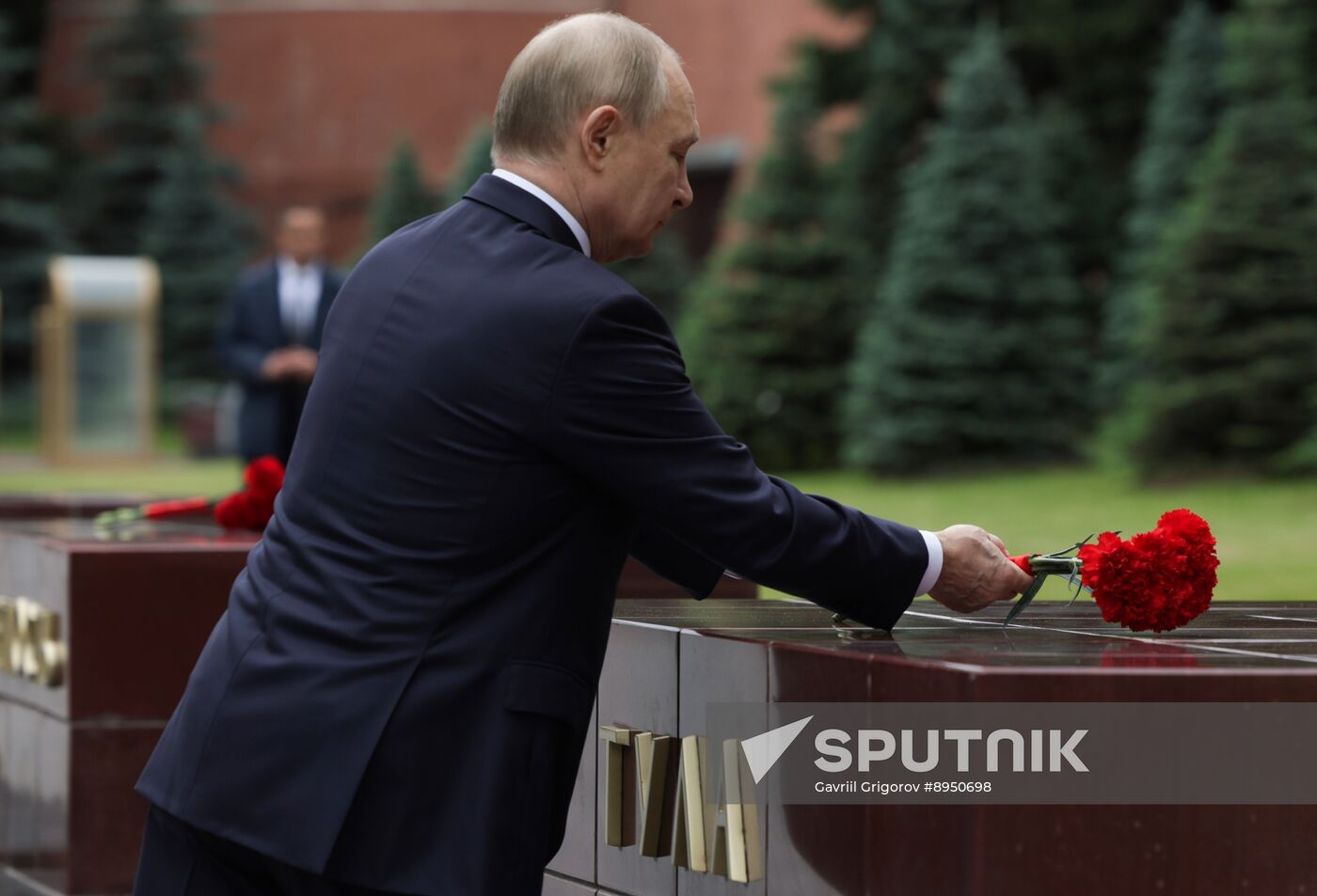 Russia Putin WWII Memory and Sorrow Day