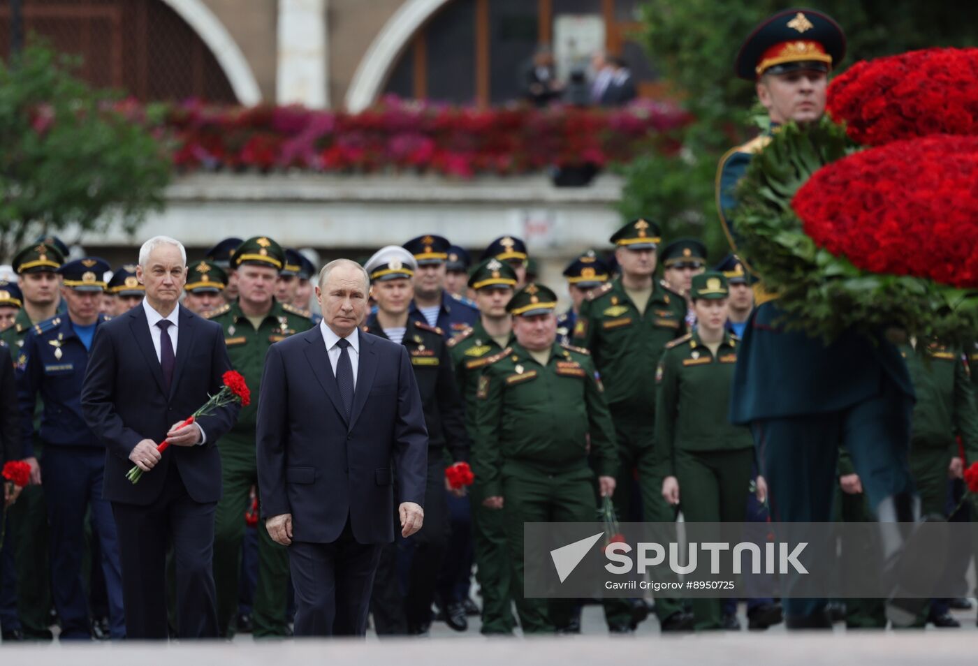 Russia Putin WWII Memory and Sorrow Day