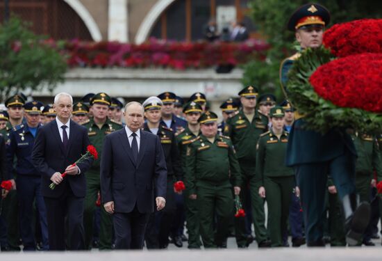 Russia Putin WWII Memory and Sorrow Day