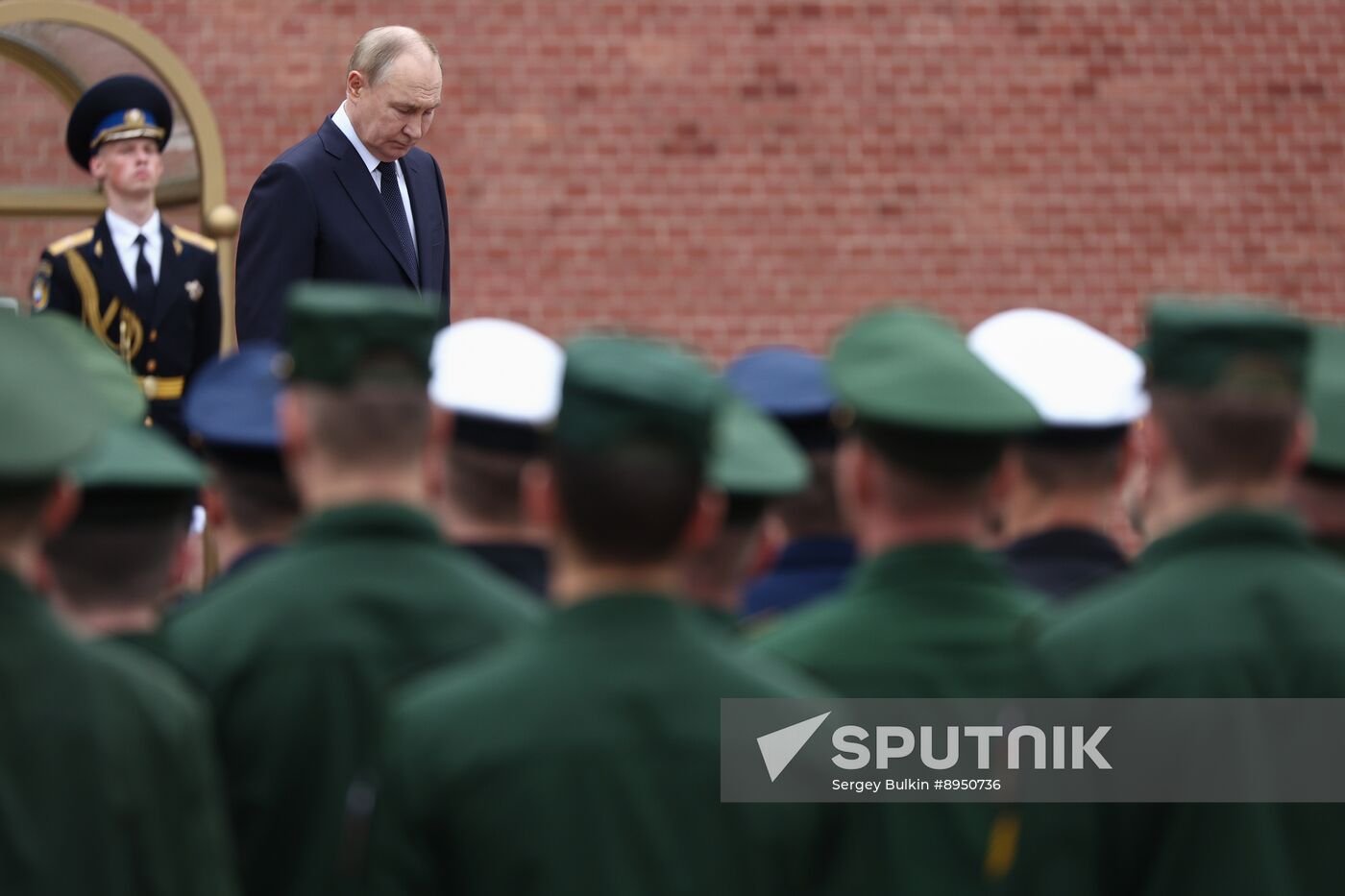 Russia Putin WWII Memory and Sorrow Day