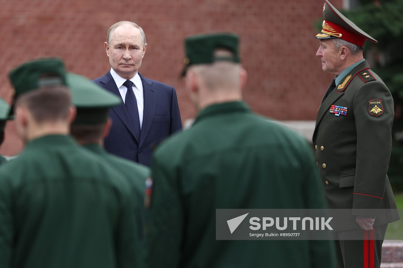 Russia Putin WWII Memory and Sorrow Day