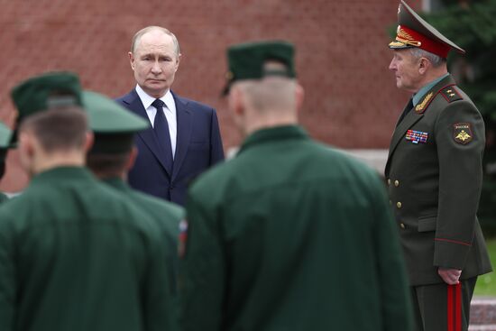 Russia Putin WWII Memory and Sorrow Day