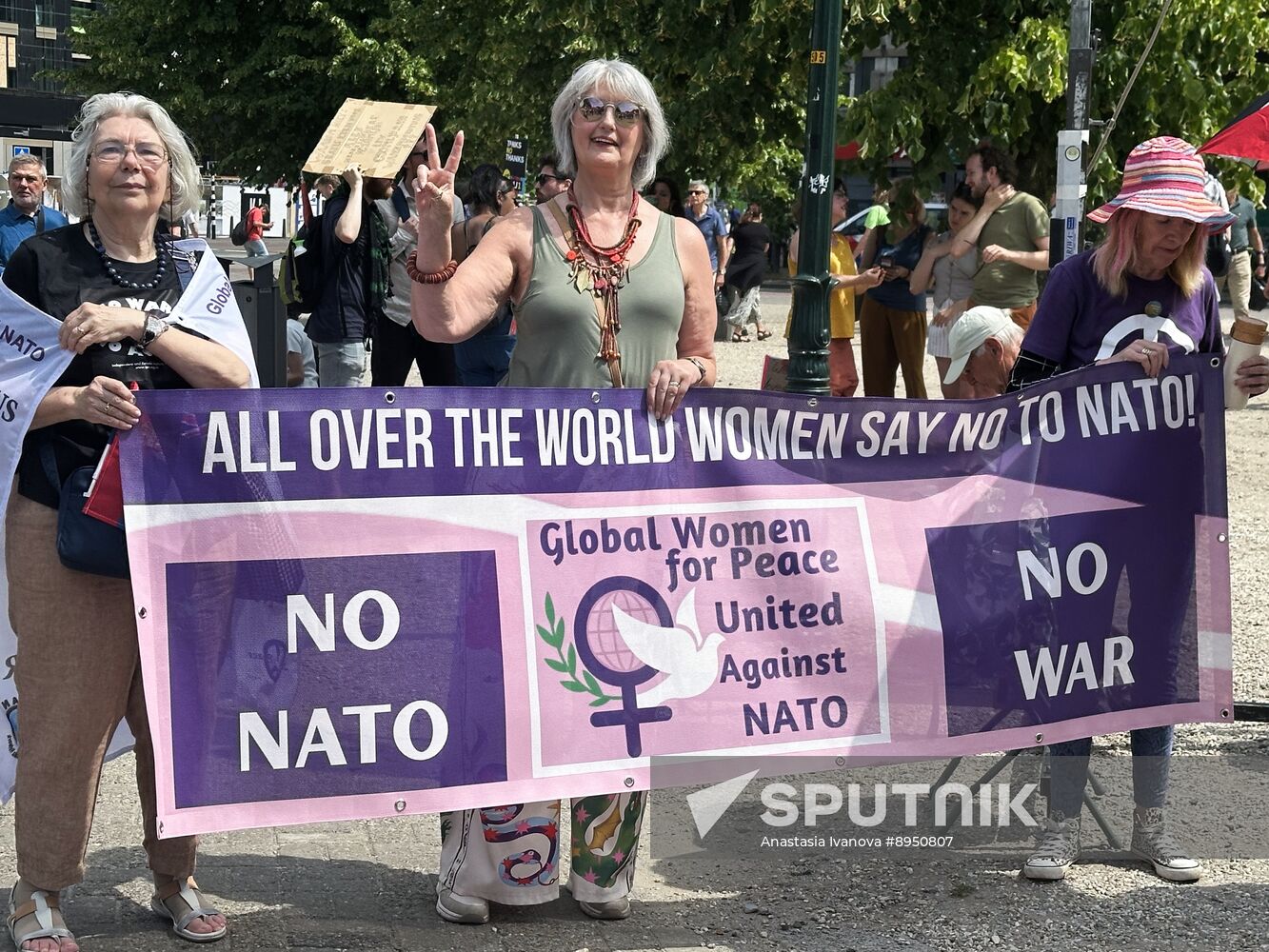 Netherlands NATO Summit Protest