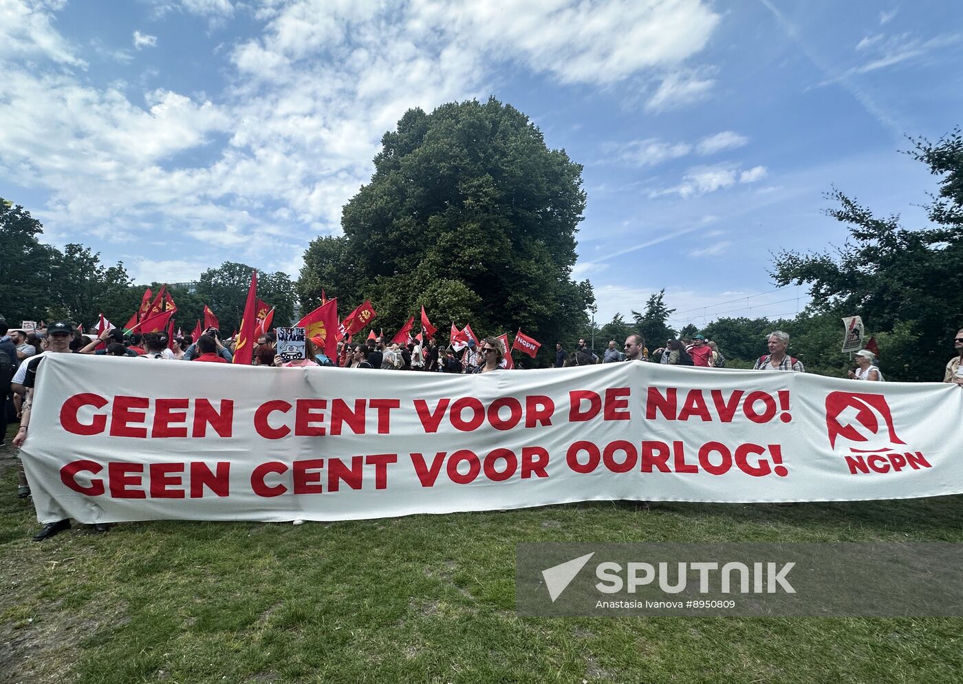 Netherlands NATO Summit Protest