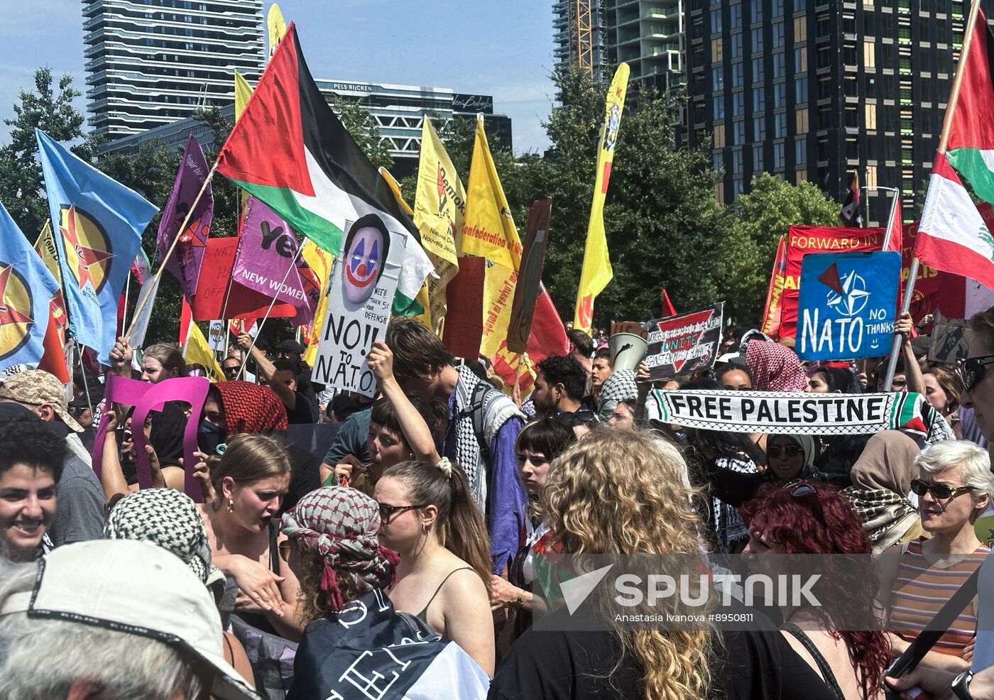 Netherlands NATO Summit Protest