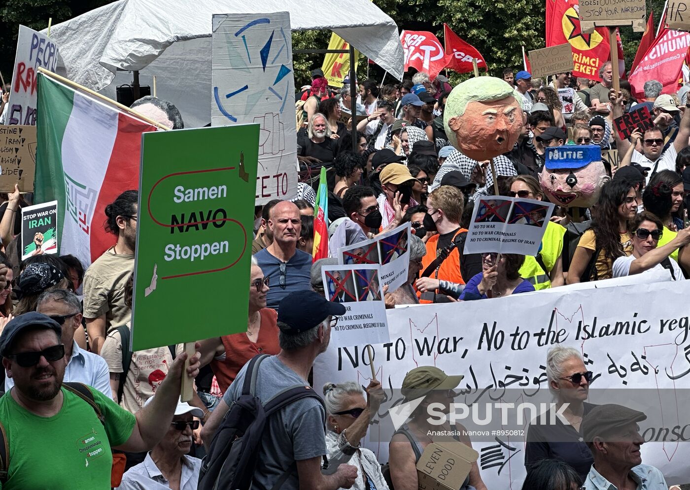 Netherlands NATO Summit Protest