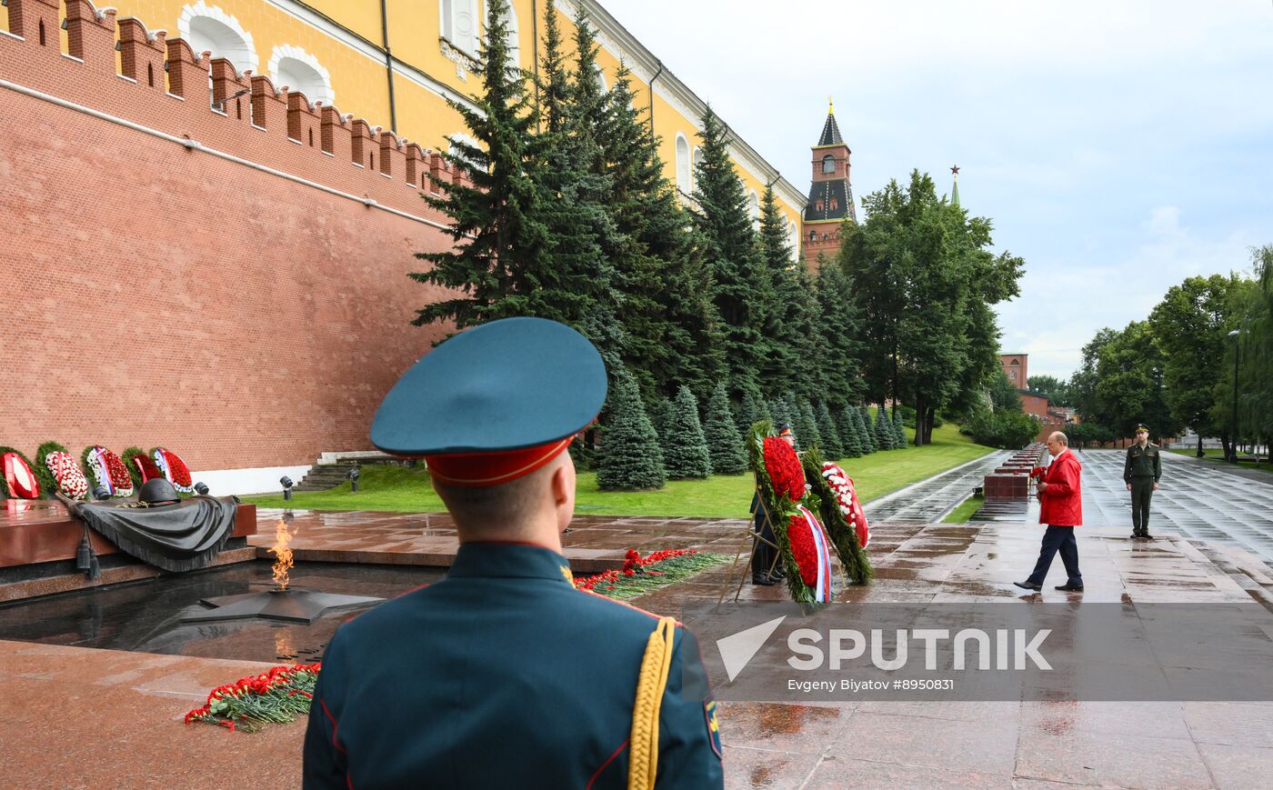 Russia WWII Memory and Sorrow Day