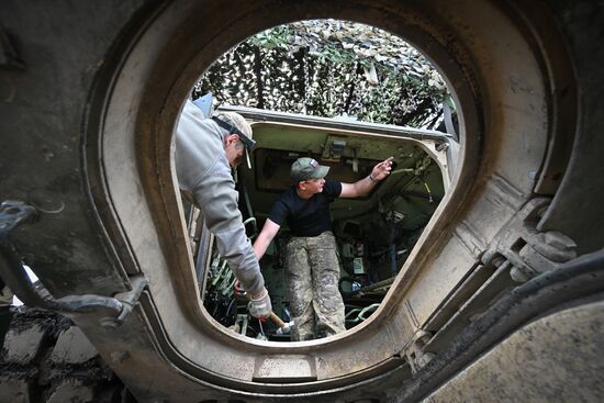 Russia Ukraine Military Operation Captured BFV Test