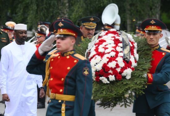 Russia Mali Wreath Laying