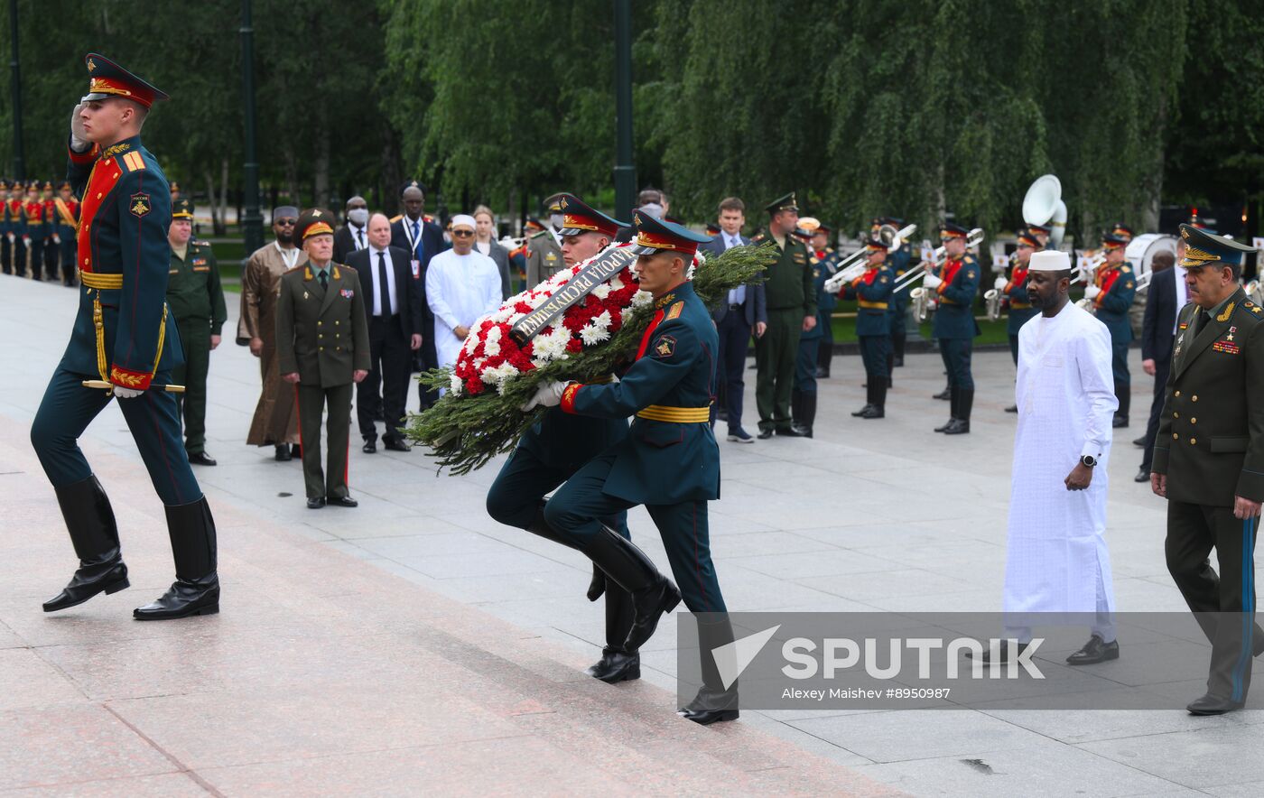 Russia Mali Wreath Laying