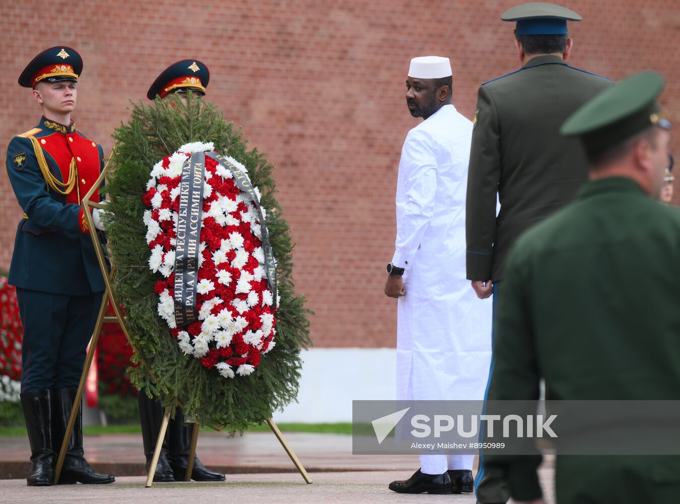 Russia Mali Wreath Laying
