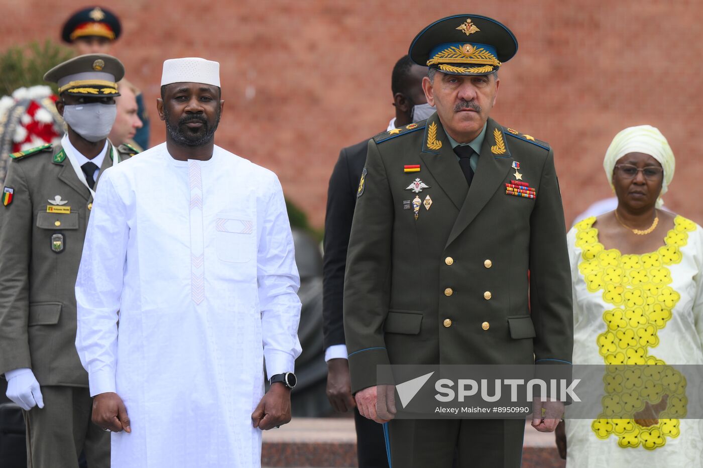 Russia Mali Wreath Laying