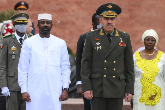 Russia Mali Wreath Laying