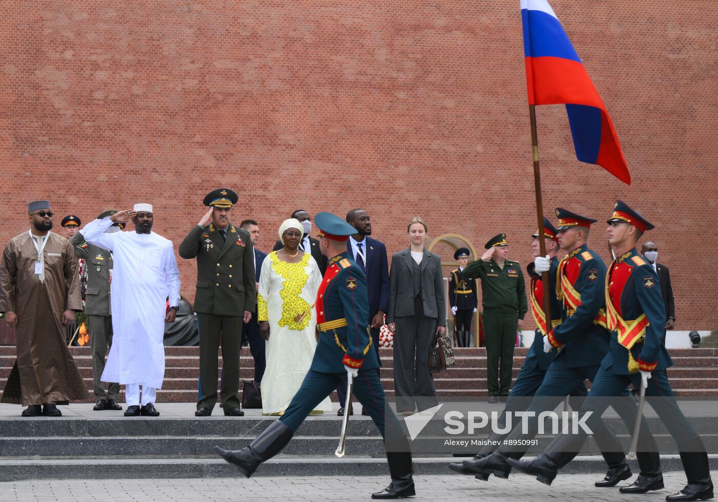 Russia Mali Wreath Laying
