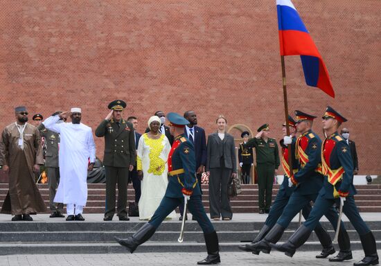 Russia Mali Wreath Laying