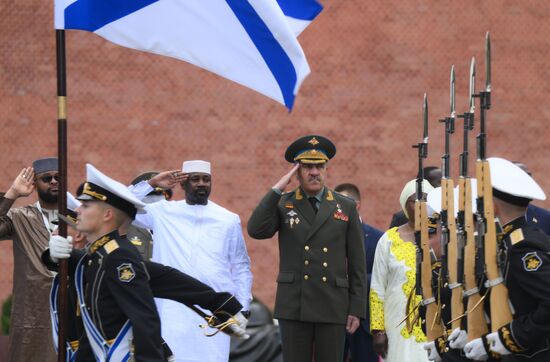 Russia Mali Wreath Laying