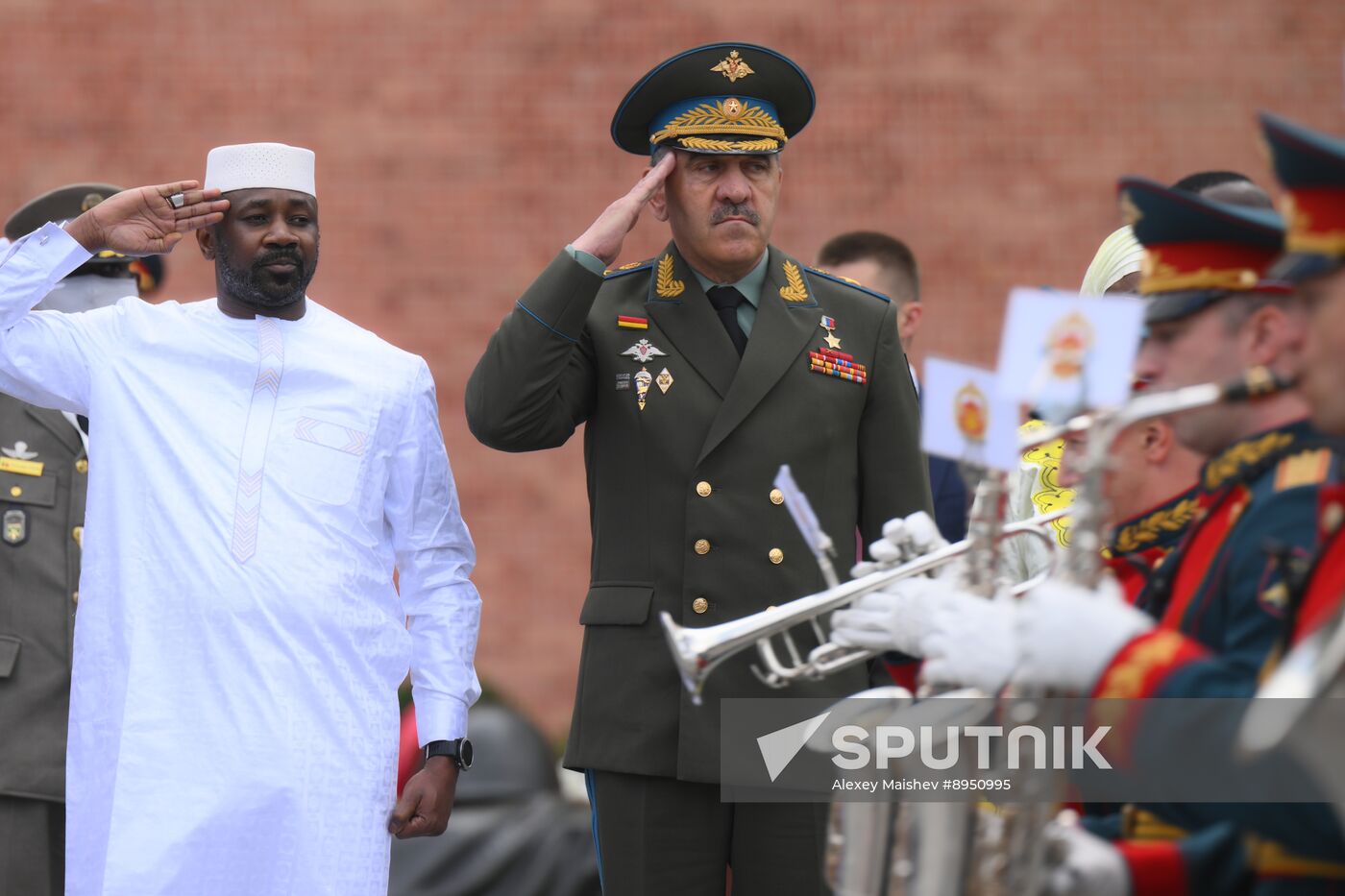 Russia Mali Wreath Laying
