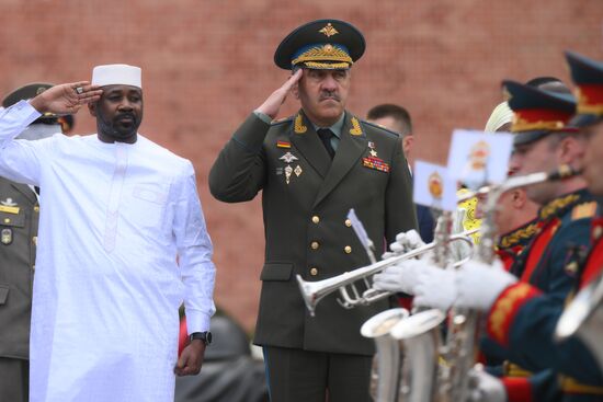 Russia Mali Wreath Laying