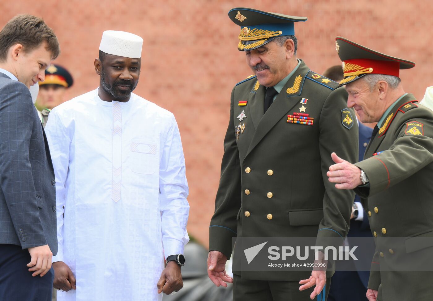 Russia Mali Wreath Laying