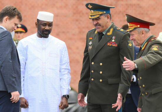 Russia Mali Wreath Laying