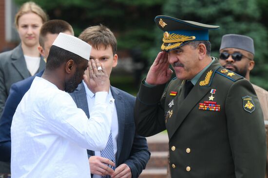 Russia Mali Wreath Laying