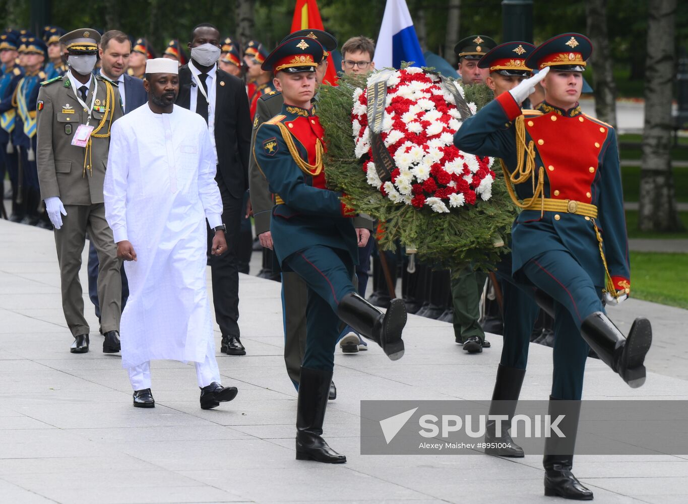Russia Mali Wreath Laying