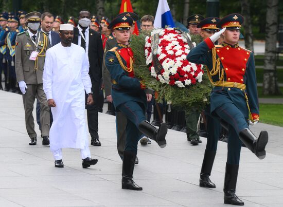 Russia Mali Wreath Laying